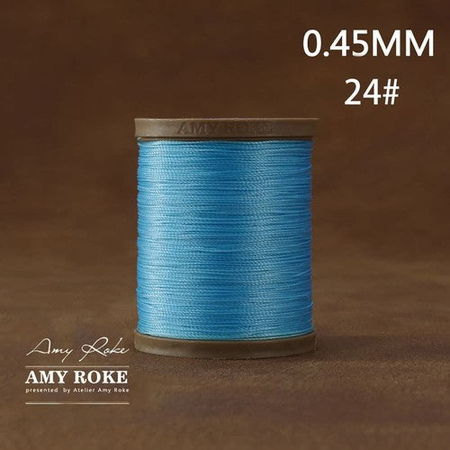 Professional High Quality Amy Roke Waxed Polyester Thread 045mm for Leather Hand Stitching DIY Craft Accessory