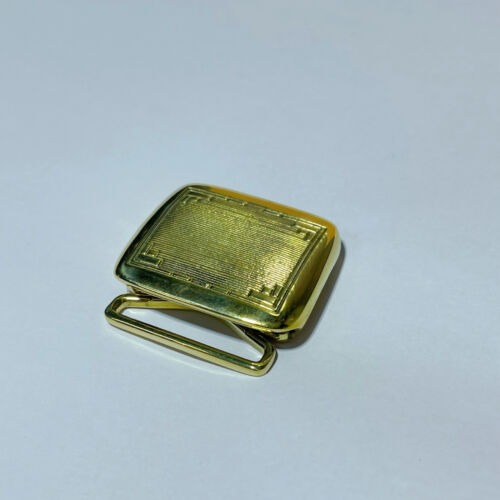 Classic Brass Retro Hinge Belt Buckle Gentleman Creative Belt Accessory Diy