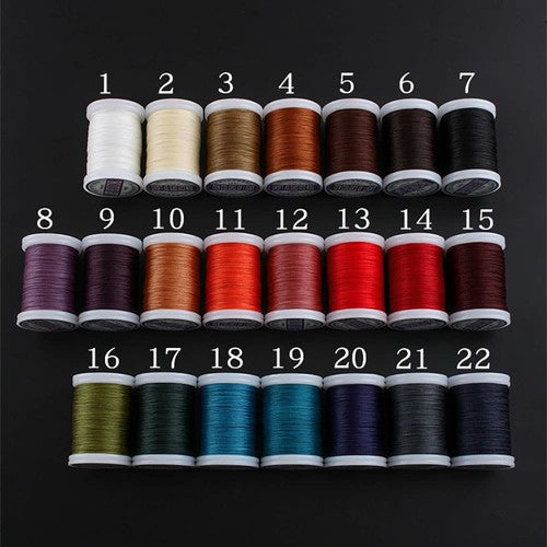 Hand Sewing Polyester Waxed Thread 0.4mm 135m No Fray No Fuzz for Leather DIY