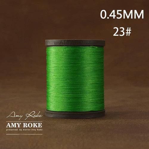 Professional High Quality Amy Roke Waxed Polyester Thread 045mm for Leather Hand Stitching DIY Craft Accessory