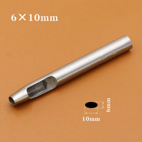 Oval Belt Punch Watch Band Punching Tool Leather Craft Ellipse Cutter