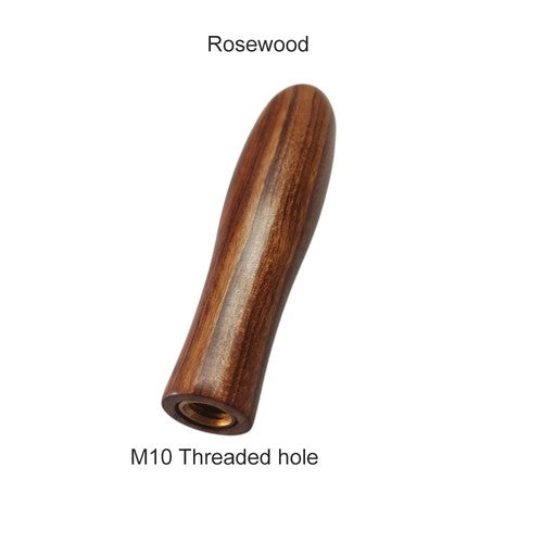 Wooden Portafilter Handle Replacement With Threaded, Bottomless or With Spout