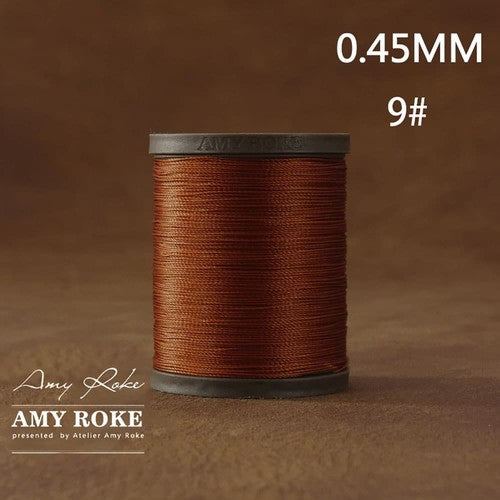 Professional High Quality Amy Roke Waxed Polyester Thread 045mm for Leather Hand Stitching DIY Craft Accessory