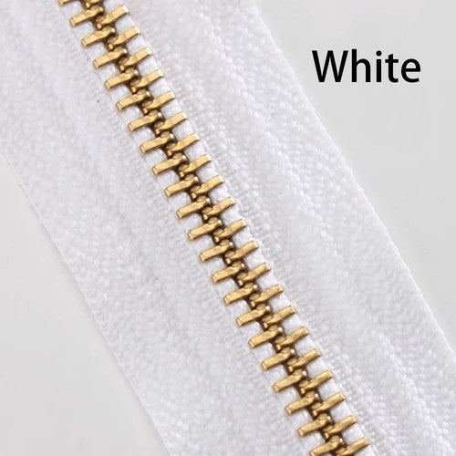 YKK No3 Zipper Tape Brass Teeth One Way Zipper Bag Handbag Hand DIY Accessories