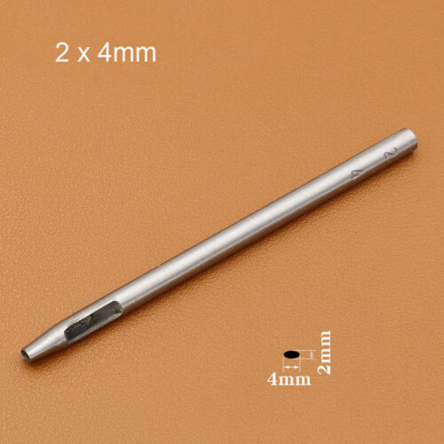 Oval Belt Punch Watch Band Punching Tool Leather Craft Ellipse Cutter