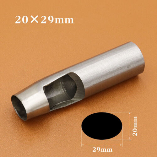 Oval Belt Punch Watch Band Punching Tool Leather Craft Ellipse Cutter