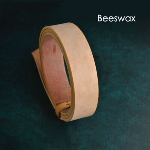 Luxury Italy Bridle Cowhide Waxed Leather Craft Making Belt Blank DIY 4mm Thick