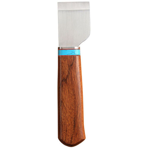 LeatherCraft Ebenholz Holz Palisander Griff Cutter Kiving Klinge Messer Schneidwerkzeug