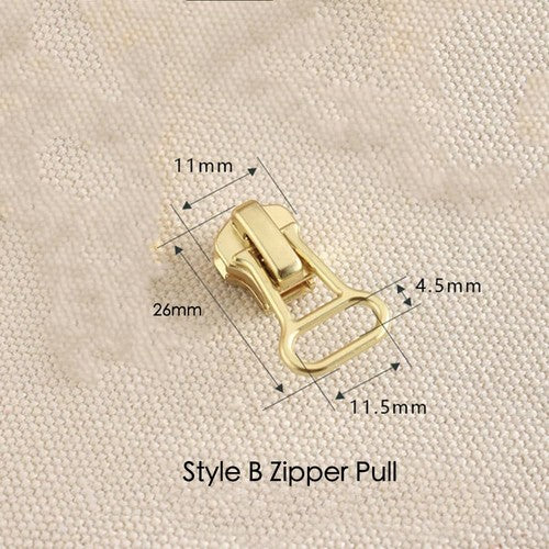 YKK No5 Zipper Tape Brass Teeth One Way Zipper Bag Handbag Hand DIY Accessories