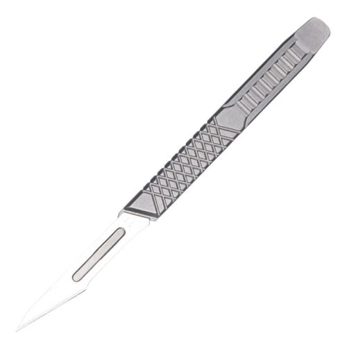 Titanium Pen Knife Paper Pocket Cutter Blade Replaceable Outdoor EDC Gift