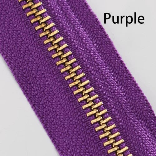 YKK No3 Zipper Tape Brass Teeth One Way Zipper Bag Handbag Hand DIY Accessories