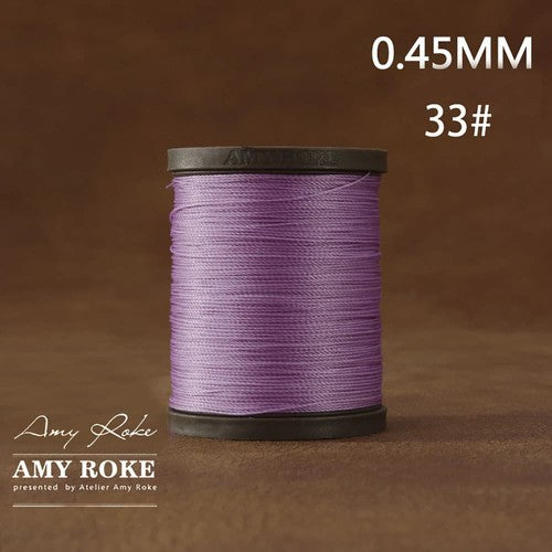 Professional High Quality Amy Roke Waxed Polyester Thread 045mm for Leather Hand Stitching DIY Craft Accessory