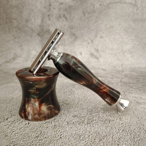 Handmade Resin Craft Handle Safety Razor Fit for Men Safety razor Replacement