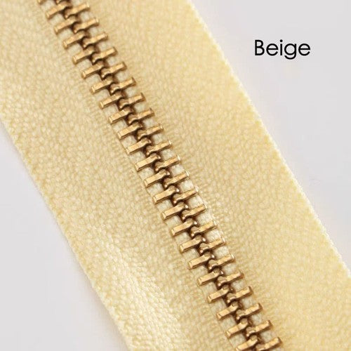 YKK No5 Zipper Tape Brass Teeth One Way Zipper Bag Handbag Hand DIY Accessories