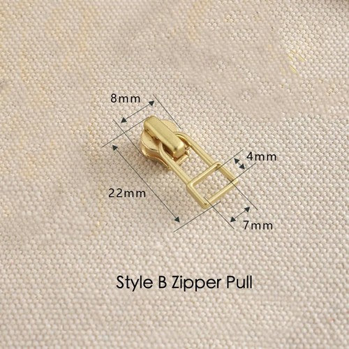 YKK No3 Zipper Tape Brass Teeth One Way Zipper Bag Handbag Hand DIY Accessories