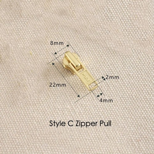 YKK No3 Zipper Tape Brass Teeth One Way Zipper Bag Handbag Hand DIY Accessories