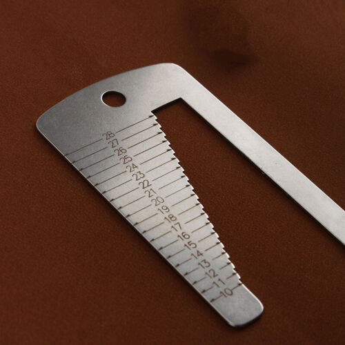 Leather Craft Watchband Strap Tail Arc Fillet Gauge Punch Spacing Ruller Tools