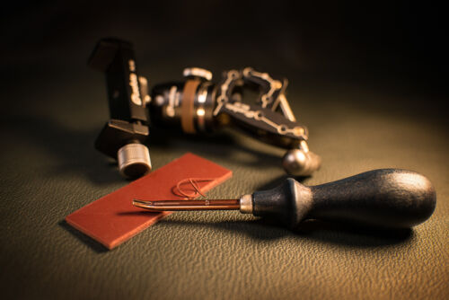 Japanese style blue handle Leathercraft Edge Bevelers Leather Edger Tools DIY
