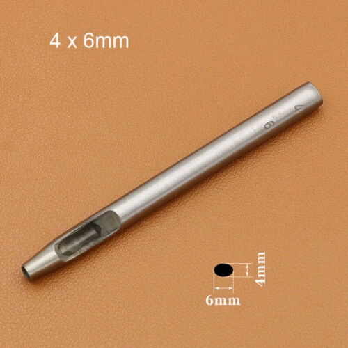 Oval Belt Punch Watch Band Punching Tool Leather Craft Ellipse Cutter
