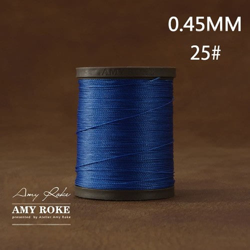 Professional High Quality Amy Roke Waxed Polyester Thread 045mm for Leather Hand Stitching DIY Craft Accessory