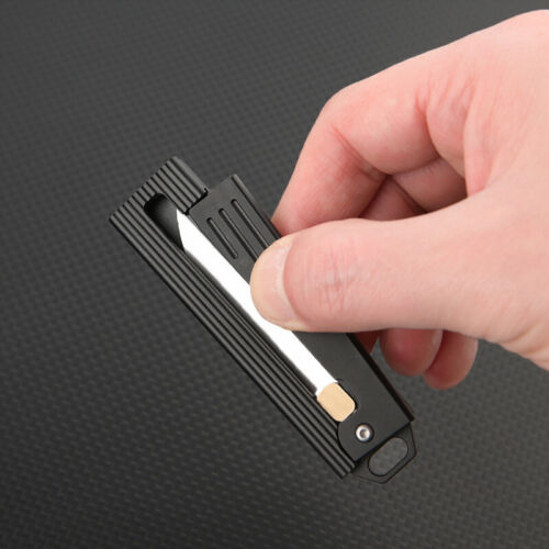 D2 Steel Creative Gravity Knife Portable Keychain EDC Knife Decompression Toy