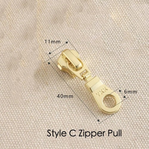 YKK No5 Zipper Tape Brass Teeth One Way Zipper Bag Handbag Hand DIY Accessories