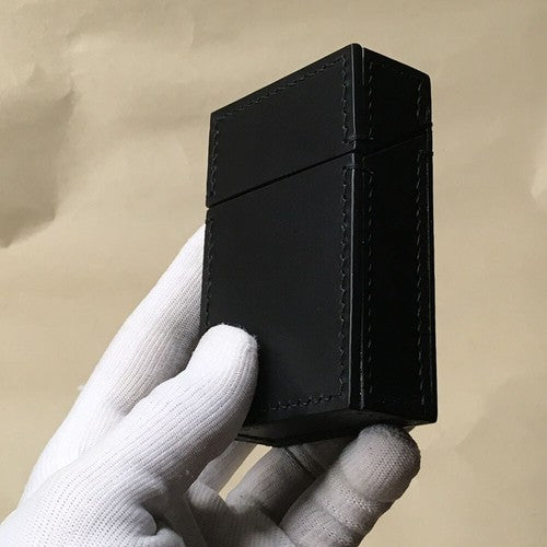 Handmade Custom Made Genuine Leather Cowhide Cigarette Case Pocket Holder Box
