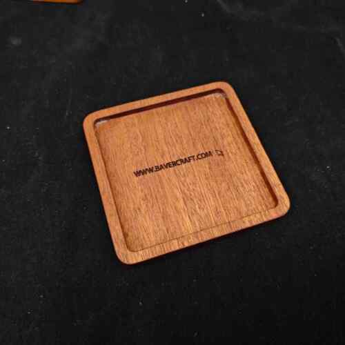 Custom Wooden Coasters Japanese Style Heat Resistant Tea Tray Mats Customizable