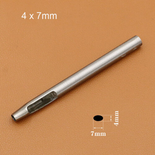 Oval Belt Punch Watch Band Punching Tool Leather Craft Ellipse Cutter