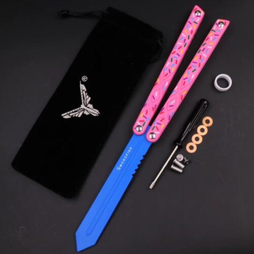 Hard Plastic Satefy Durable Practice Fold Butterfly Toy Stress Relief Trainer