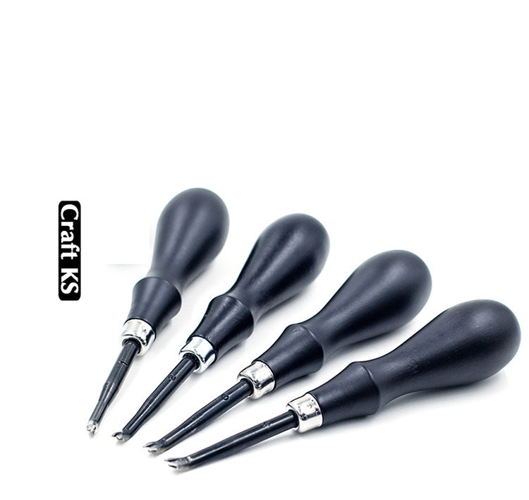 Japan craft ks Black professional Leather Edge Bevelers Edger beveler DIY tool