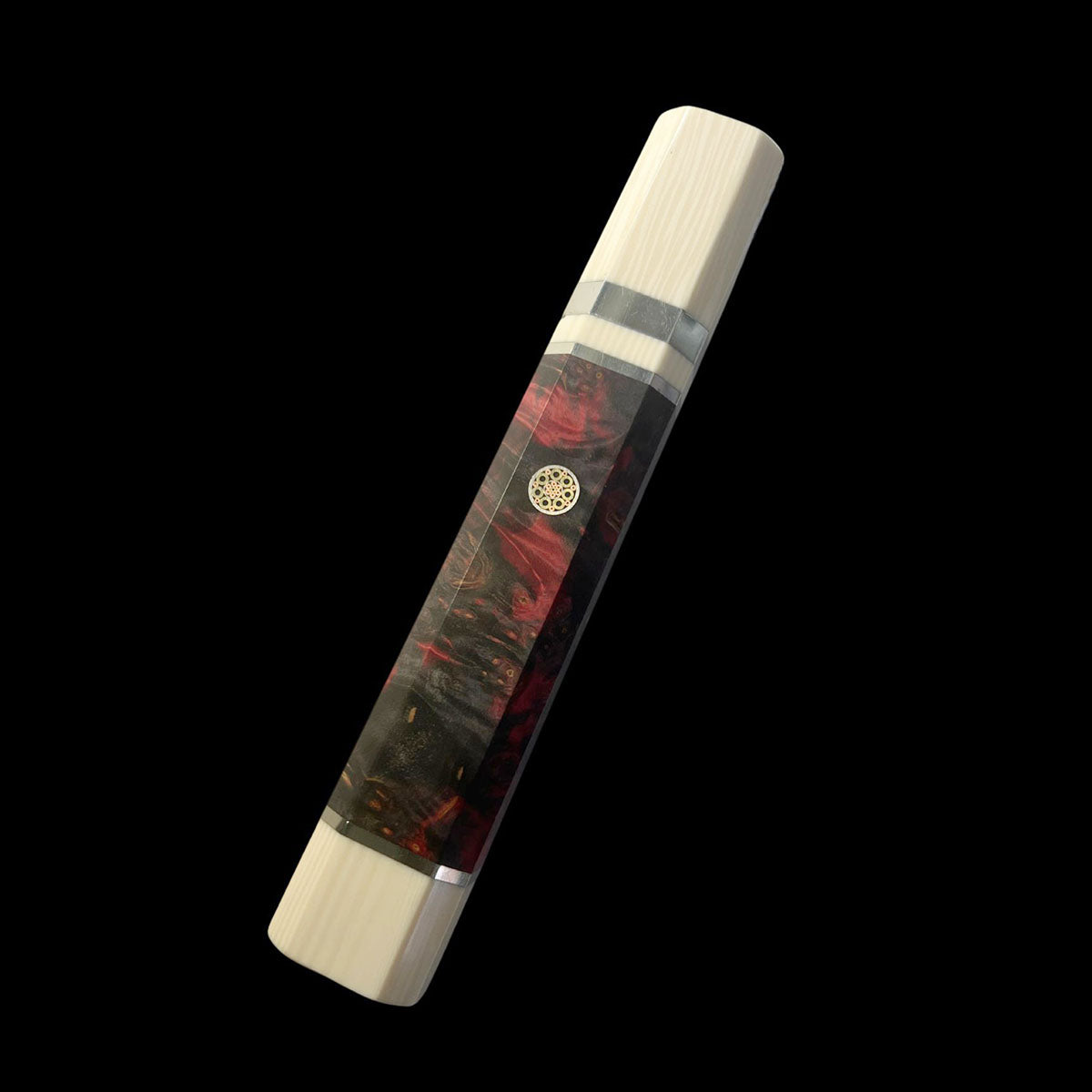 New Japanese Style Octagonal Wooden Resin Handle Material DIY Making Chief Knife