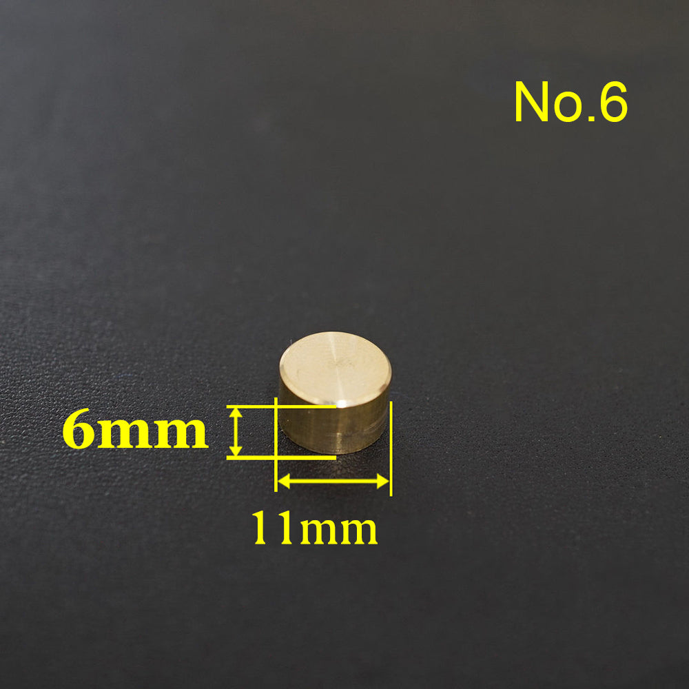 20X Leather Craft Solid Brass Screw Luggage Punk Nail Stud Rivet Accessories Leather Craft DIY Supply