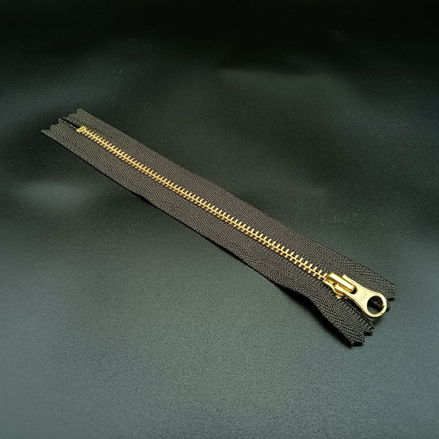 YKK NO 3# Brass Zip Zipper Closed End Metal Heavyweight Jacket Puller 20cm DIY