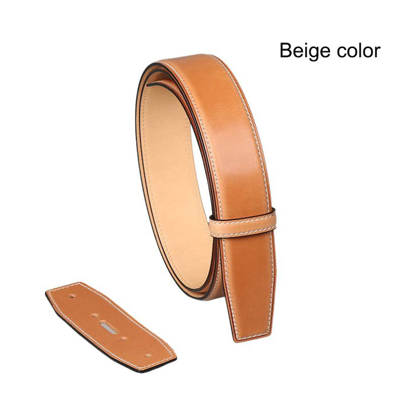 Top Vegetable Tanned Bridle Leather Belt Blank Material Hand Sewing Craft DIY