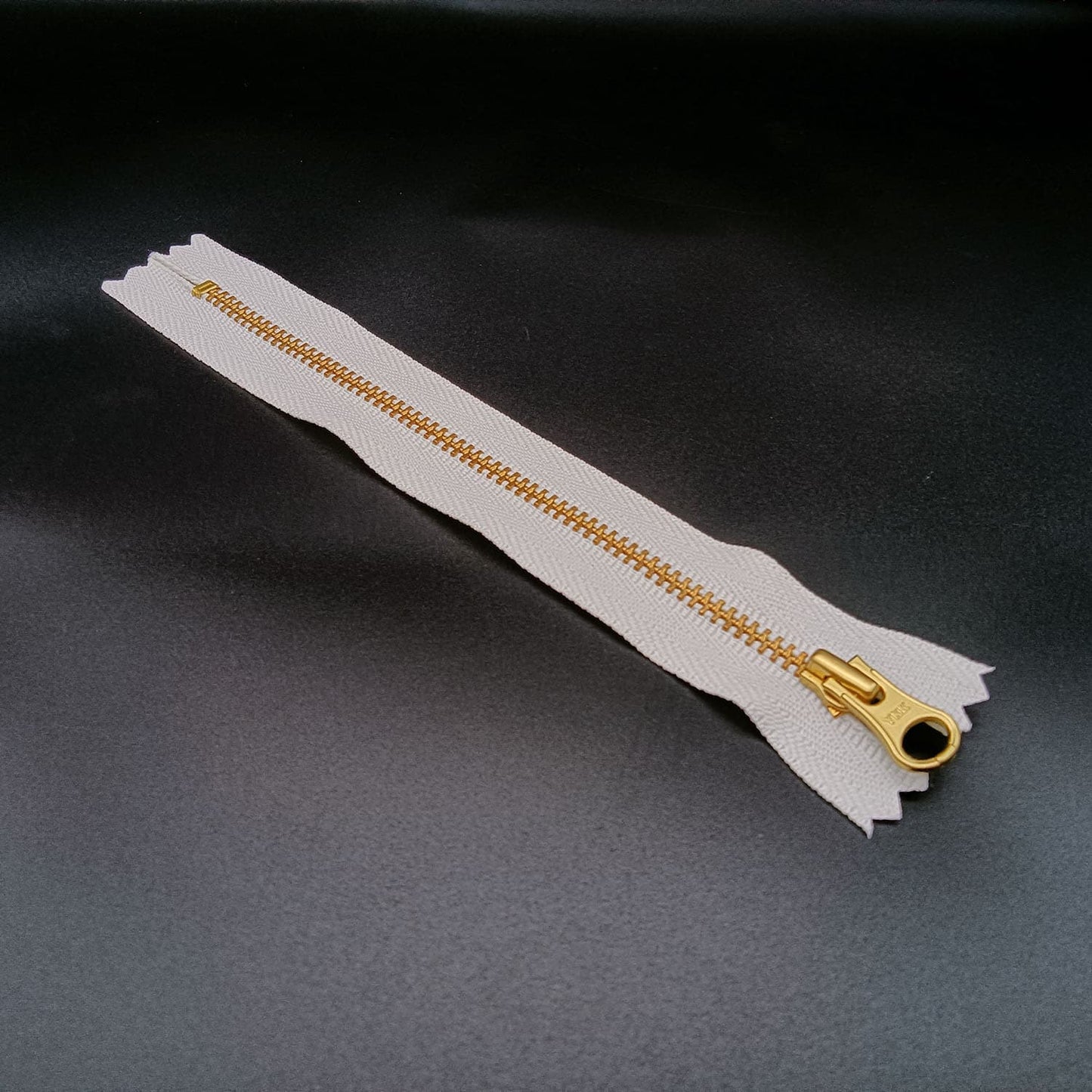 YKK NO 3# Brass Zip Zipper Closed End Metal Heavyweight Jacket Puller 20cm DIY