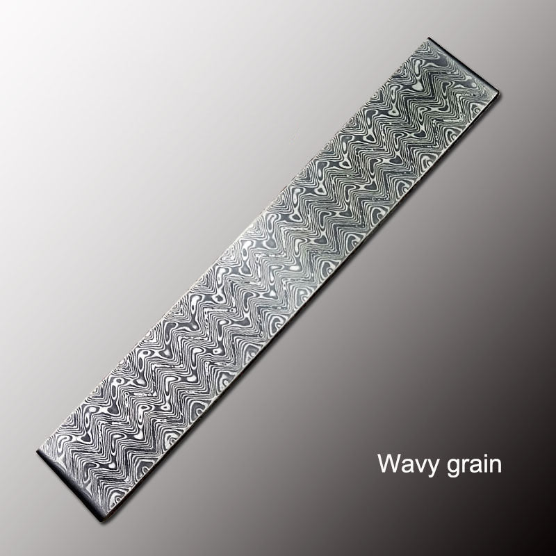 Damascus Steel Blank Making Knife Blade Diy Material VG10 Sandwich Heat Treated