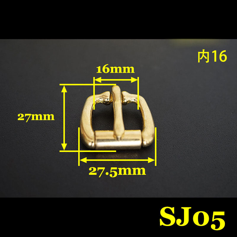 2X Solid Brass Roller Pin Buckle Slider Bar Strap Luggage Accessor Leather craft