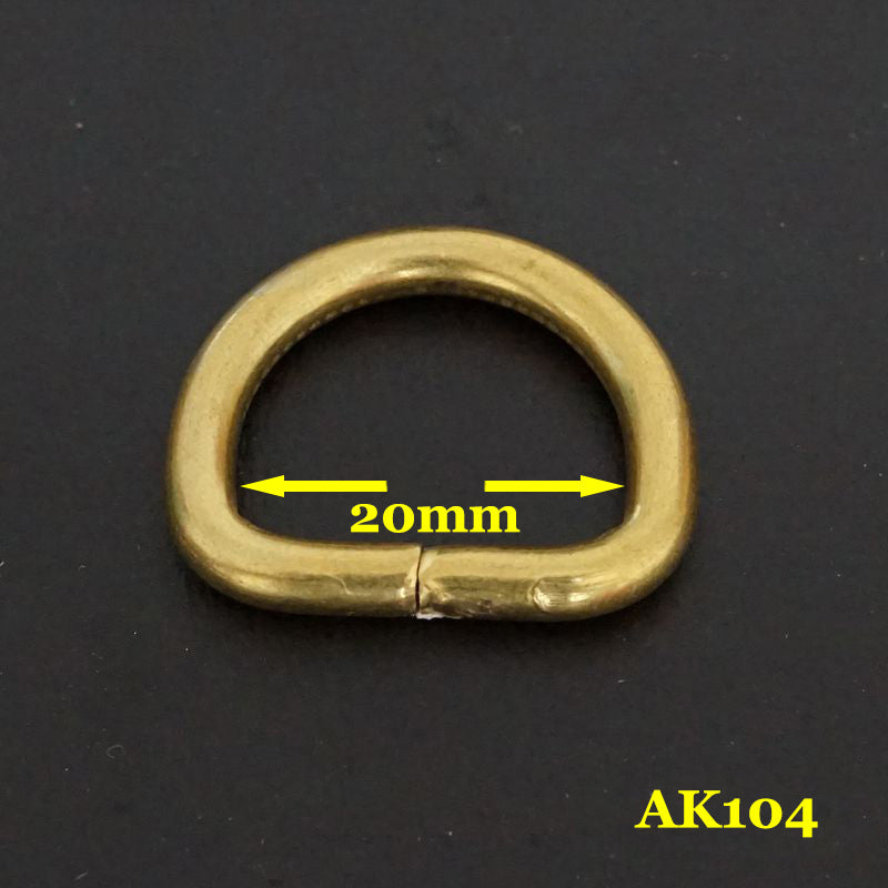 2X Solid Brass arch bridge hasp Buckle Luggage Bag Accessories Leathercraft DIY