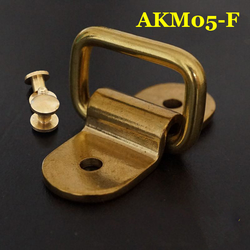 2X Solid Brass arch bridge hasp Buckle Luggage Bag Accessories Leathercraft DIY