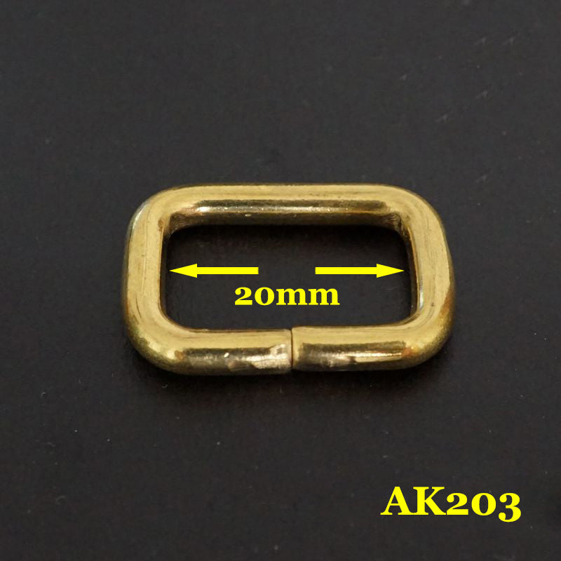 2X Solid Brass arch bridge hasp Buckle Luggage Bag Accessories Leathercraft DIY