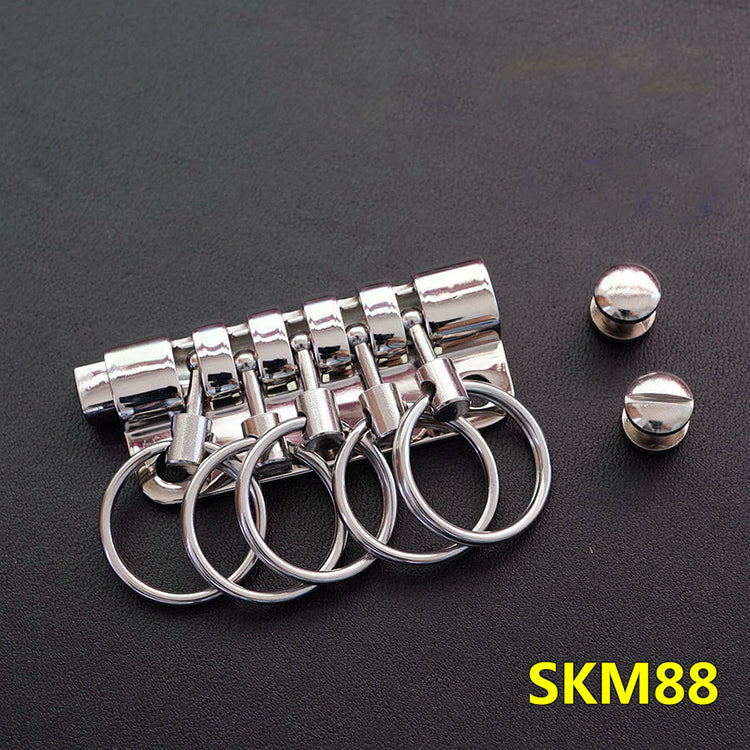 Leathercraft DIY Hardware stainless steel Keychain Wallet Chain for key bag part