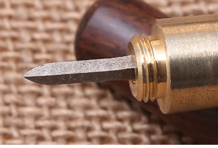 Sandalwood Leather Craft Sewing Kit Diamond Awl DIY Tool 3mm 4mm 5mm 6mm