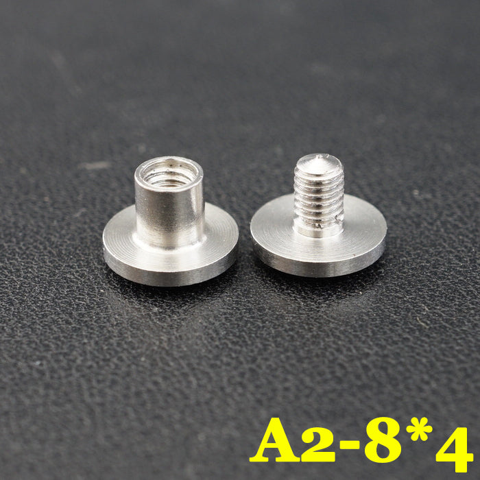 20pcs LeatherCraft Wallet bag Stainless steel Belt Screw Luggage Nail Rivet DIY