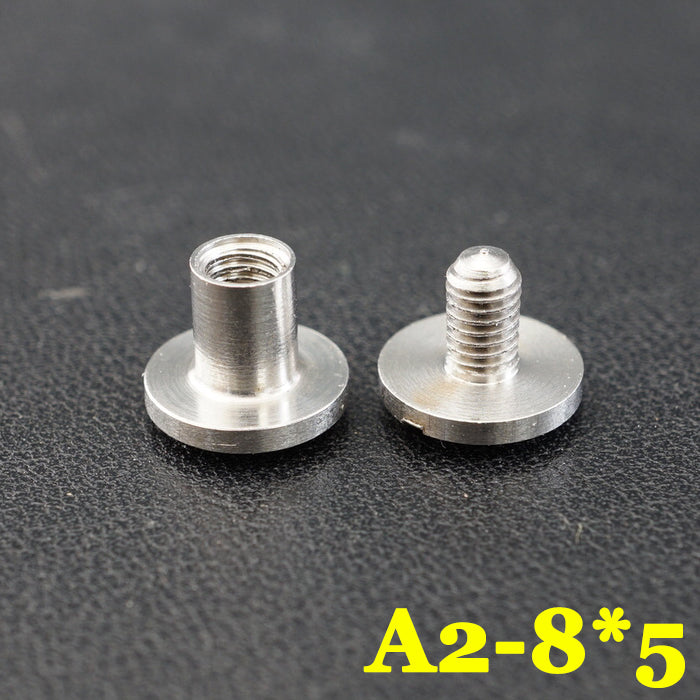 20pcs LeatherCraft Wallet bag Stainless steel Belt Screw Luggage Nail Rivet DIY