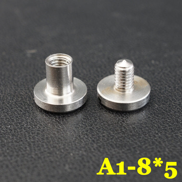20pcs LeatherCraft Wallet bag Stainless steel Belt Screw Luggage Nail Rivet DIY