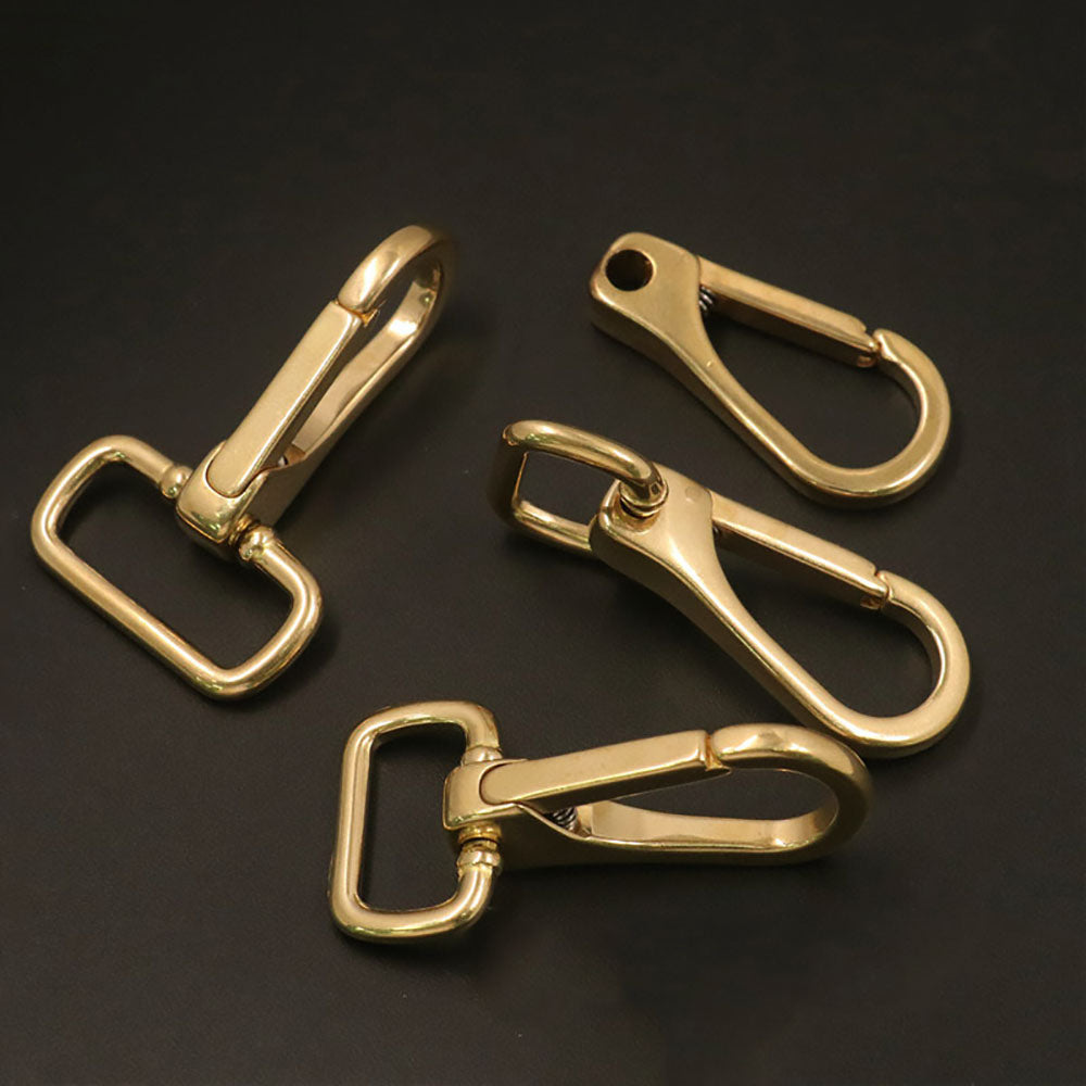 Solid BRASS Rotatable Fastener LeatherCraft Luggage Accessor Bag DIY Parts