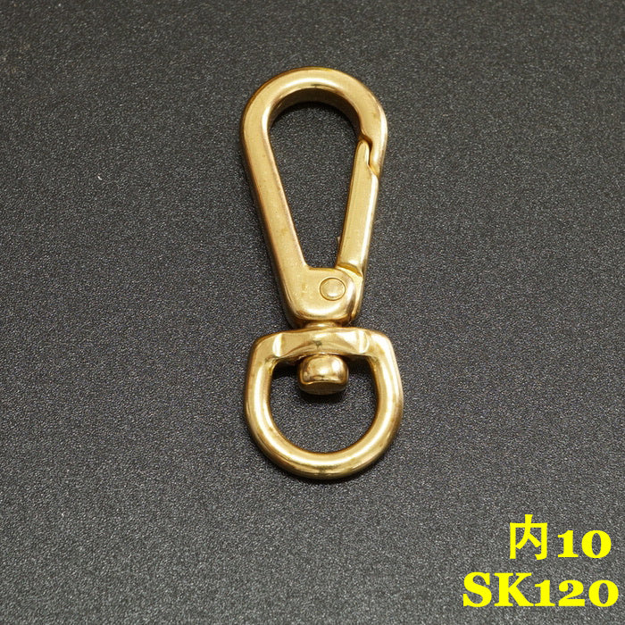 2X Solid brass bag luggage snap hook clip lobster clasps Trigger key swivel part