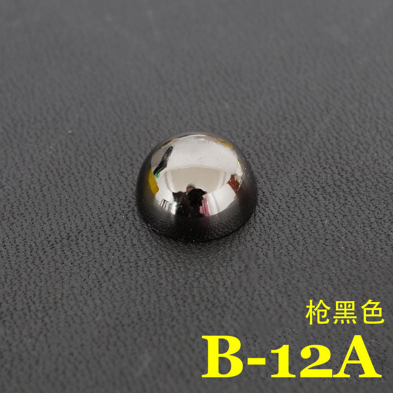 20X Leather Craft Solid Brass Screw Luggage Punk mushroom Nail stud Rivets 12mm