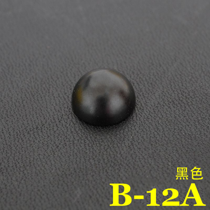 20X Leather Craft Solid Brass Screw Luggage Punk mushroom Nail stud Rivets 12mm